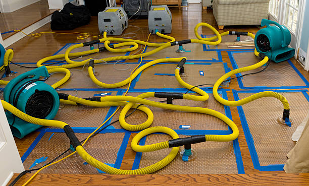 Professional Crawl Space Water Removal technician working in Monticello, IL